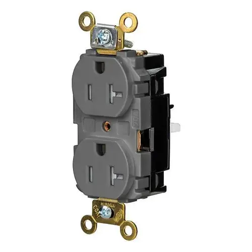 Wiring Devices Edgeconnect 20a 125v Xhd Spec Recp Gry - pack of 10 Wiring Devices Edgeconnect 20a 125v Xhd Spec Recp Gry - pack of 10