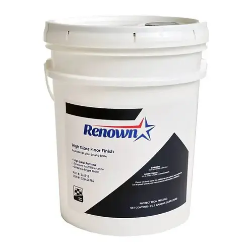 High-Gloss Floor Finish, 5 Gal. Pail High-Gloss Floor Finish, 5 Gal. Pail
