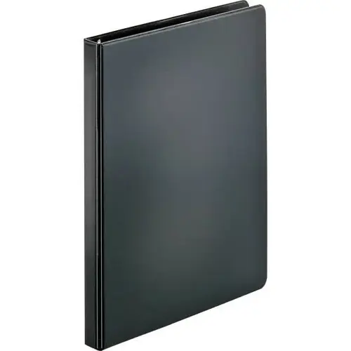 Basic 0.5" Binder 125 Sheet Capacity Round Ring Black Basic 0.5" Binder 125 Sheet Capacity Round Ring Black