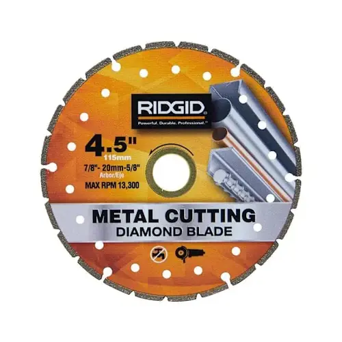 4.5 In. Metal Cutting Diamond Blade 4.5 In. Metal Cutting Diamond Blade