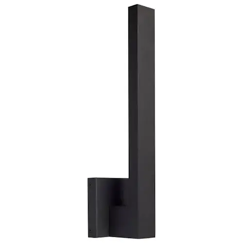 Raven 18" LED Outdoor Sconce, 3000k, 15 Watts, Textured Matte Black Raven 18" LED Outdoor Sconce, 3000k, 15 Watts, Textured Matte Black
