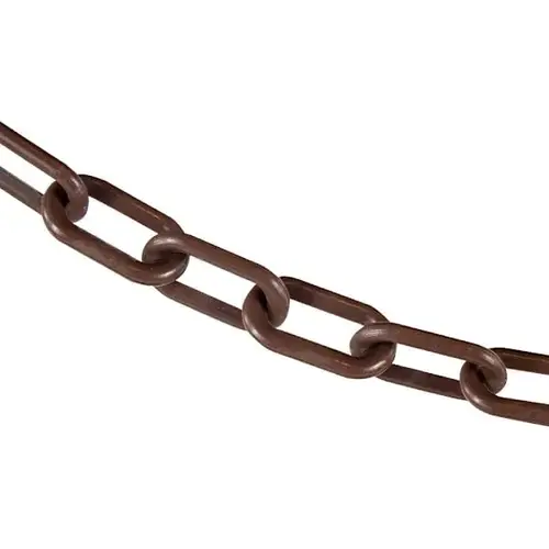 2" X 10 Brown Plastic Safety Chain 2" X 10 Brown Plastic Safety Chain