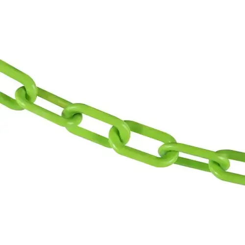 2" X 10 Safety Green Plastic Safety Chain 2" X 10 Safety Green Plastic Safety Chain