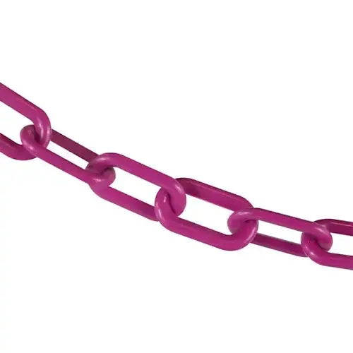 2" X 10 Magenta Plastic Safety Chain 2" X 10 Magenta Plastic Safety Chain