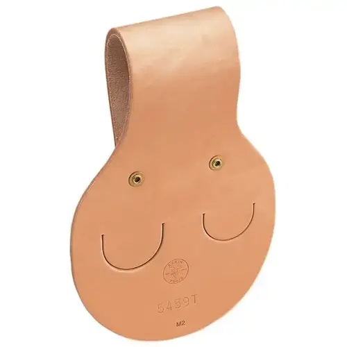 Tan Leather Erection Wrench Holder 9.5" With Tunnel Connection Tan Leather Erection Wrench Holder 9.5" With Tunnel Connection