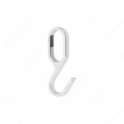 Hooks for Oval Rods Chrome Hooks for Oval Rods Chrome