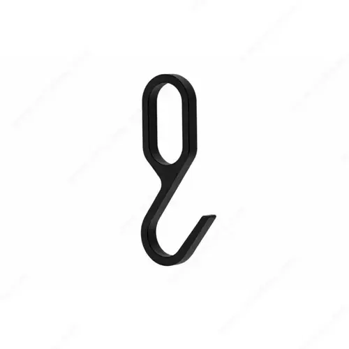 Hooks for Oval Rods Black Hooks for Oval Rods Black