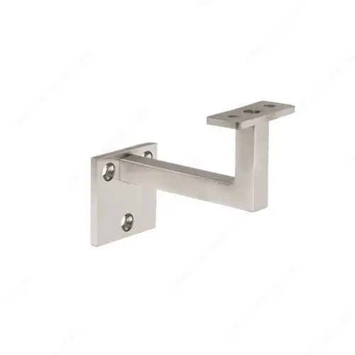 Square Handrail Bracket 3-1/2" Brushed Nickel Square Handrail Bracket 3-1/2" Brushed Nickel
