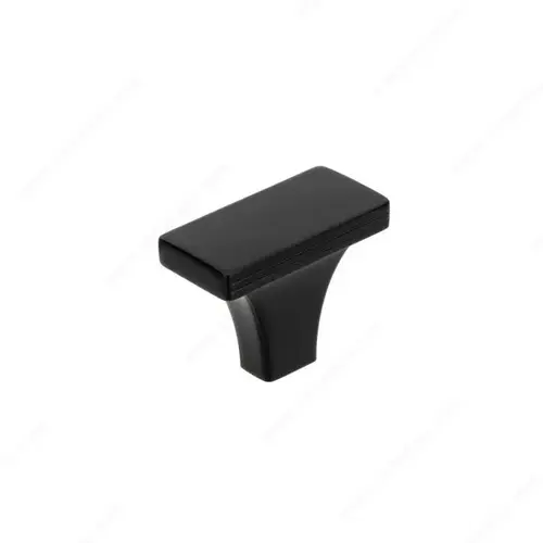 Modern Metal Knob - 2678 Matte Black Modern Metal Knob - 2678 Matte Black