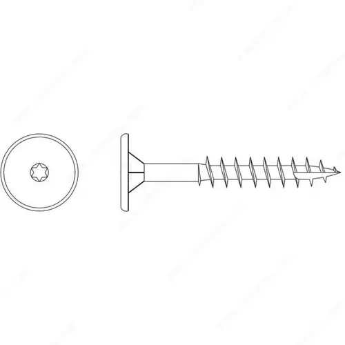 Stainless Steel, Flat Top Head with Nibs, Torx, Wood Screw Coarse Thread, Type 17 - pack of 4000 Stainless Steel, Flat Top Head with Nibs, Torx, Wood Screw Coarse Thread, Type 17 - pack of 4000