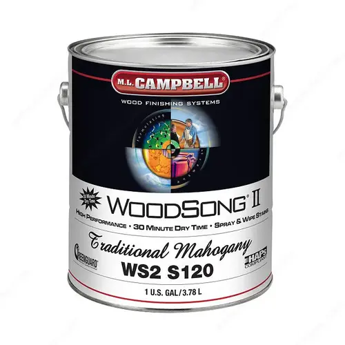 WoodSong II Spray & Wipe Stain Traditional Mahogany WoodSong II Spray & Wipe Stain Traditional Mahogany