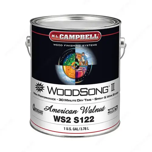 WoodSong II Spray & Wipe Stain American Walnut WoodSong II Spray & Wipe Stain American Walnut