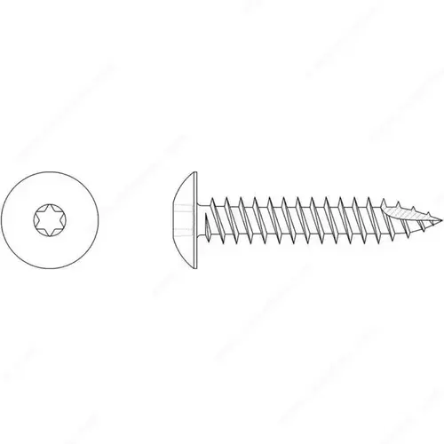 Stainless Steel, Truss Head, Torx, Wood Screw Single Lead, Type 17 - pack of 9500 Stainless Steel, Truss Head, Torx, Wood Screw Single Lead, Type 17 - pack of 9500