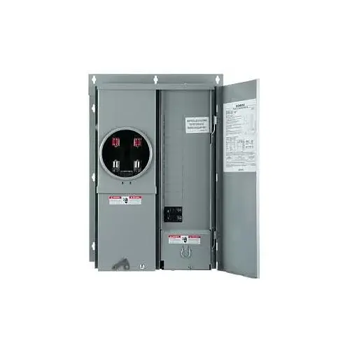 Meter Combination Load Center, 100 A, 12 -Space, 4 -Jaw, 24 -Circuit, NEMA 3R Enclosure Meter Combination Load Center, 100 A, 12 -Space, 4 -Jaw, 24 -Circuit, NEMA 3R Enclosure