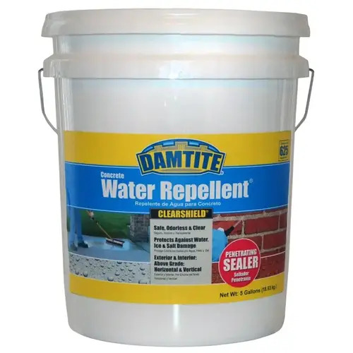 Damtite ClearShield Series 0 Sealer, White, Liquid, 5 gal, Pail Damtite ClearShield Series 0 Sealer, White, Liquid, 5 gal, Pail