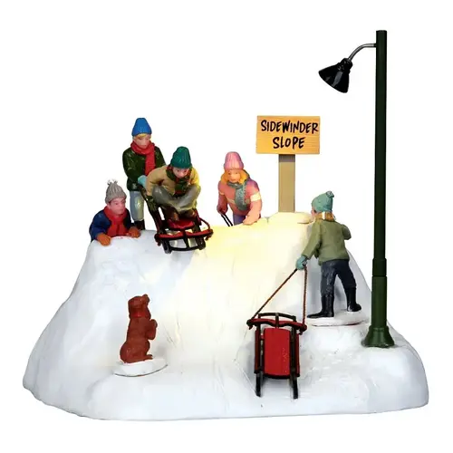 Lemax Christmas Decor, 6.22 in H, Ready To Launch, Polyresin, LED Lemax Christmas Decor, 6.22 in H, Ready To Launch, Polyresin, LED
