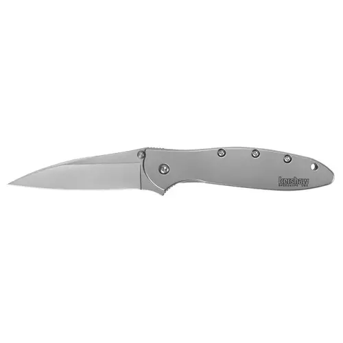 Kershaw Leek Knife, Drop Point Blade, Bead-Blasted Blade, 7 in OAL, 3 in L Blade, Stainless Steel Blade Kershaw Leek Knife, Drop Point Blade, Bead-Blasted Blade, 7 in OAL, 3 in L Blade, Stainless Steel Blade