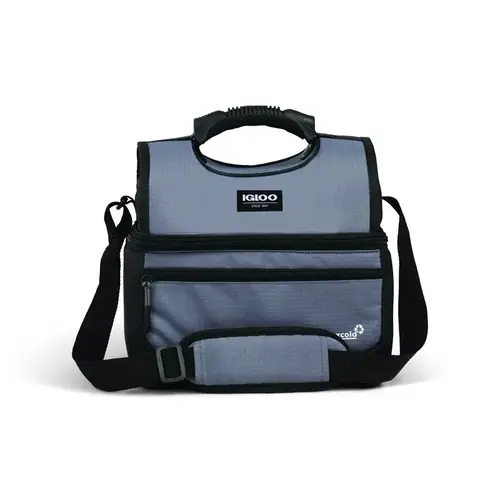 Igloo Latitude Gripper Series 000 Cooler Bag, 10-1/2 in L, 8-1/2 in W, Polyester, Carbonite Igloo Latitude Gripper Series 000 Cooler Bag, 10-1/2 in L, 8-1/2 in W, Polyester, Carbonite