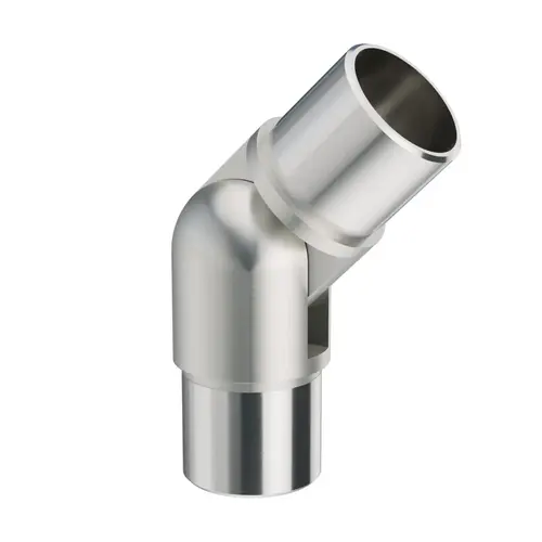 Adjustable Tube Connector 316 SS MOD 0302 Satin Brushed - 12 Adjustable Tube Connector 316 SS MOD 0302 Satin Brushed - 12