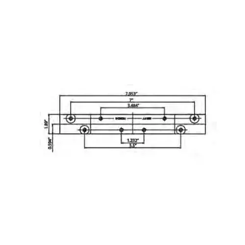 Steel Hinge Reinforcement Plate, 951TU, for 4-1/2" Butt Hinges Steel Hinge Reinforcement Plate, 951TU, for 4-1/2" Butt Hinges