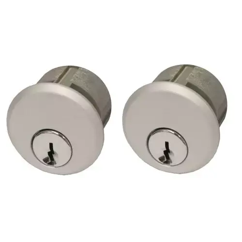 Imperial USA 1-5/32 Aluminum Double Zinc Mortise Cylinder Keyed Alike With 5 Pin Keyway for Adams Rite Type Storefront Door TH1100-ZCX2AL Imperial USA 1-5/32 Aluminum Double Zinc Mortise Cylinder Keyed Alike With 5 Pin Keyway for Adams Rite Type Storefront Door TH1100-ZCX2AL