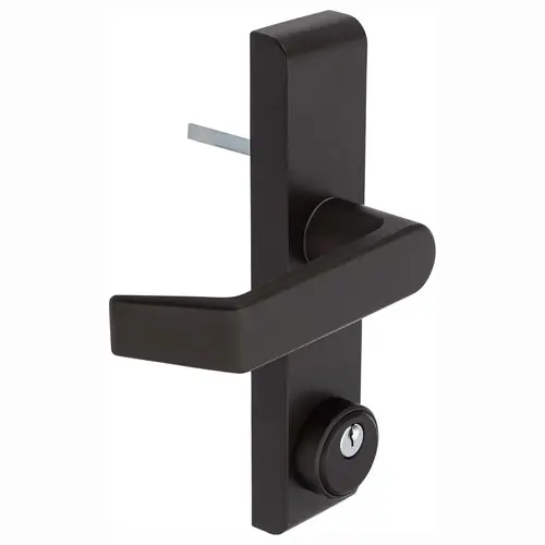Lever Exit Trim Entry for Narrow Stile / Cross Bar Exit Devices SC1 KD - Powder Coated Bronze Lever Exit Trim Entry for Narrow Stile / Cross Bar Exit Devices SC1 KD - Powder Coated Bronze