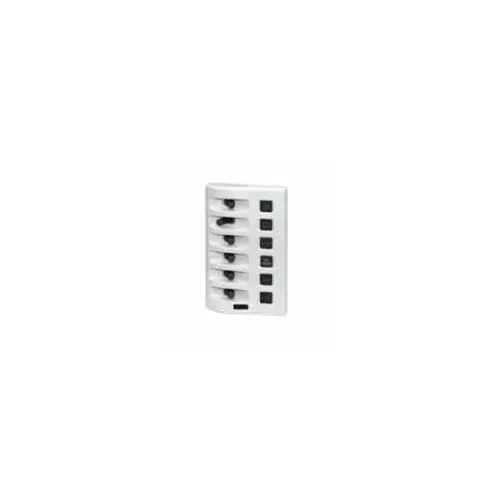 Panel WD Switch Fused 6pos White 1/PK Panel WD Switch Fused 6pos White 1/PK