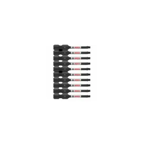 Square #1 x 2" Impact Tough Pwr Bit, 10/PK Square #1 x 2" Impact Tough Pwr Bit, 10/PK