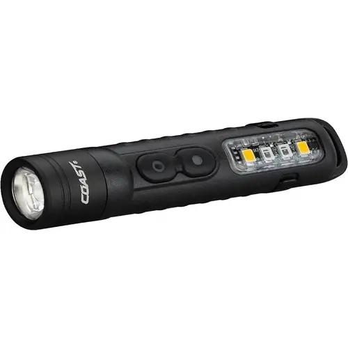 Coast Flashlight, Zithion Battery, LED Lamp, 16 Lumens Low, 120 Lumens Medium, 285 Lumens High, 500 Lumens Turbo Coast Flashlight, Zithion Battery, LED Lamp, 16 Lumens Low, 120 Lumens Medium, 285 Lumens High, 500 Lumens Turbo