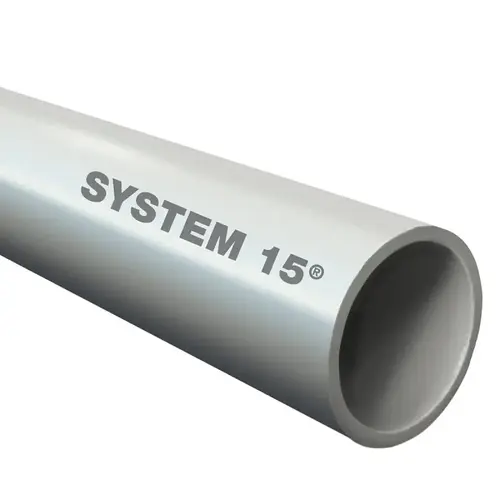 IPEX System 15 DWV Pipe, 1-1/2 in, 6 ft L, SCH 40 Schedule, PVC, Light Gray IPEX System 15 DWV Pipe, 1-1/2 in, 6 ft L, SCH 40 Schedule, PVC, Light Gray