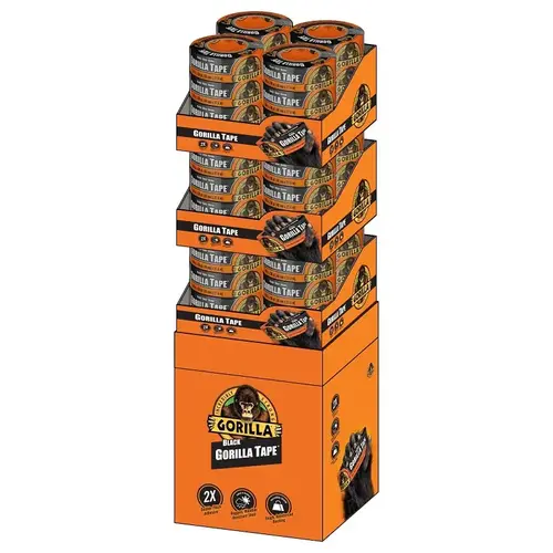 Black Duct Tape, 1.88" x 30 yd, Case of 48 Black Duct Tape, 1.88" x 30 yd, Case of 48
