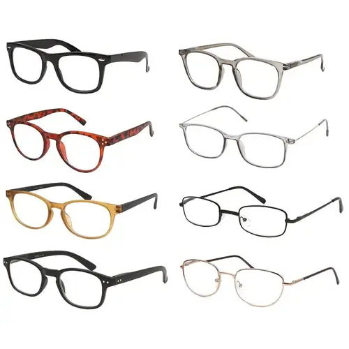 Diamond Visions Reading Glasses, Men's, Unisex, Women's, Metal/Plastic Frame, Assorted Frame - pack of 72 Diamond Visions Reading Glasses, Men's, Unisex, Women's, Metal/Plastic Frame, Assorted Frame - pack of 72