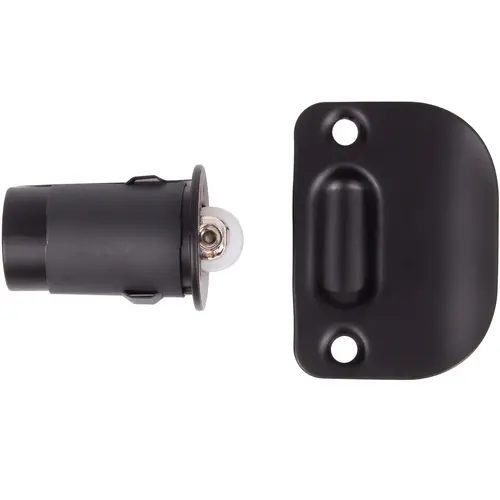 Drive-in Roller Catch, Matte Black Drive-in Roller Catch, Matte Black