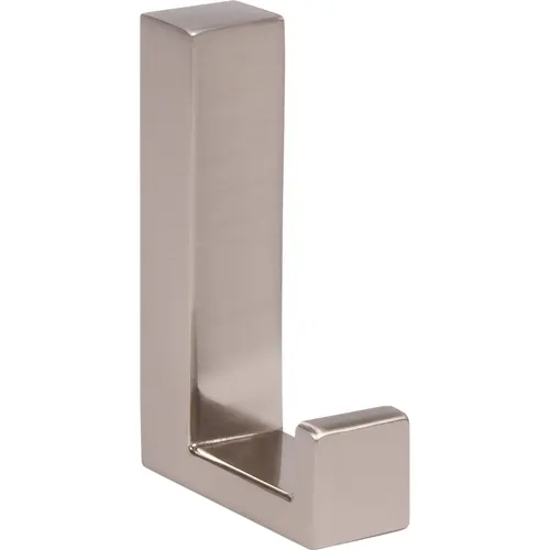 Modern Single Robe Hook, Satin Nickel Modern Single Robe Hook, Satin Nickel