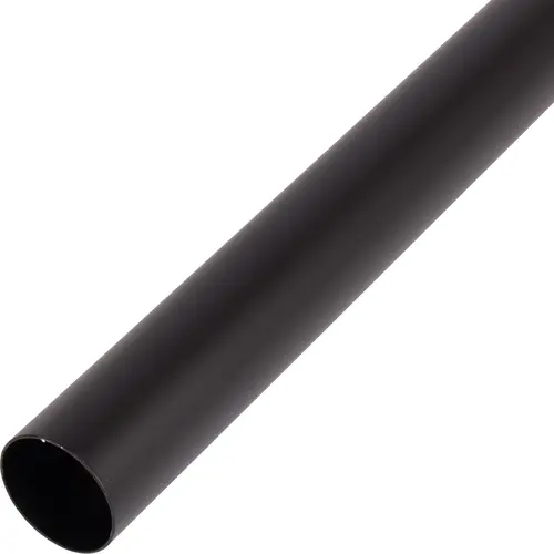 Metal Closet Pole, 6 Feet, 1-1/4" Diameter, Matte Black Metal Closet Pole, 6 Feet, 1-1/4" Diameter, Matte Black