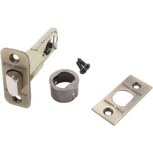 Six-Way Adjustable Latch for Traditional Interior Locks, Satin Nickel Six-Way Adjustable Latch for Traditional Interior Locks, Satin Nickel