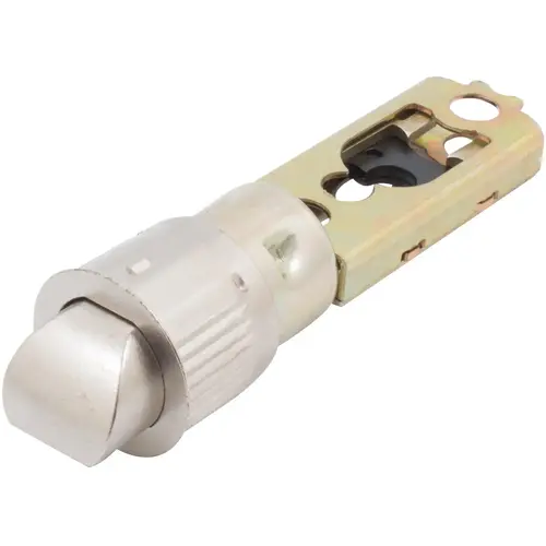 Drive-In Adjustable Latch for Traditional Interior Locks, Satin Nickel Drive-In Adjustable Latch for Traditional Interior Locks, Satin Nickel