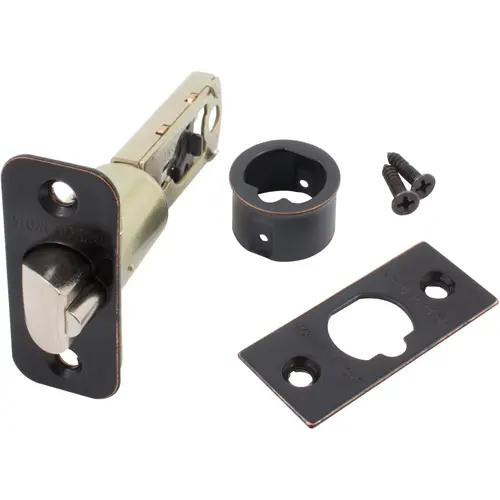 Six-Way Adjustable Latch for Traditional Entry Locks Satin Brass Six-Way Adjustable Latch for Traditional Entry Locks Satin Brass
