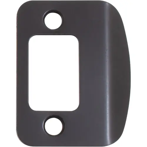 Full Lip Round Corner Deadbolt Strike Plate, 2-1/4 Inches, 1-5/8" Center-to-Center, Vintage Bronze Full Lip Round Corner Deadbolt Strike Plate, 2-1/4 Inches, 1-5/8" Center-to-Center, Vintage Bronze