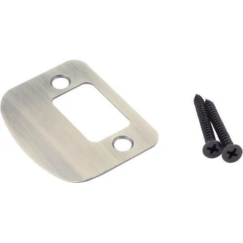 Full Lip Round Corner Deadbolt Strike Plate, 2-1/4 Inches, 1-5/8" Center-to-Center, Antique Brass Full Lip Round Corner Deadbolt Strike Plate, 2-1/4 Inches, 1-5/8" Center-to-Center, Antique Brass