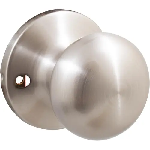 Highland Door Knob, Dummy (Non-Turning) Latch, Satin Nickel Highland Door Knob, Dummy (Non-Turning) Latch, Satin Nickel