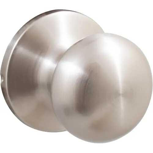 Highland Door Knob, Passage (Hall/Closet) Latch, Satin Nickel Highland Door Knob, Passage (Hall/Closet) Latch, Satin Nickel