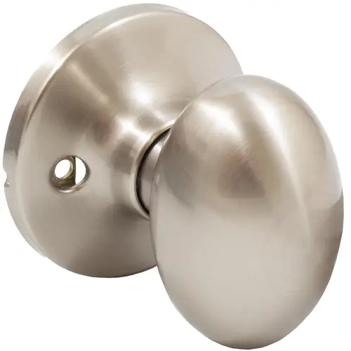 Springhill Door Knob, Dummy (Non-Turning) Latch, Satin Nickel Springhill Door Knob, Dummy (Non-Turning) Latch, Satin Nickel