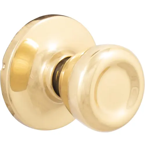 Tulip Door Knob, Passage (Hall/Closet) Latch, Polished Brass Tulip Door Knob, Passage (Hall/Closet) Latch, Polished Brass