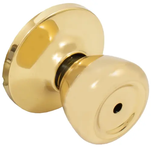 Tulip Door Knob, Privacy (Bed/Bath) Latch, Polished Brass Tulip Door Knob, Privacy (Bed/Bath) Latch, Polished Brass