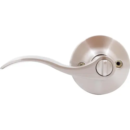 Beaverton Door Lever, Entry Latch, KW Keyway, Satin Nickel Beaverton Door Lever, Entry Latch, KW Keyway, Satin Nickel