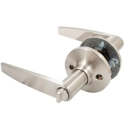 Tucson Door Lever, Entry Latch, KW Keyway, Satin Nickel Tucson Door Lever, Entry Latch, KW Keyway, Satin Nickel