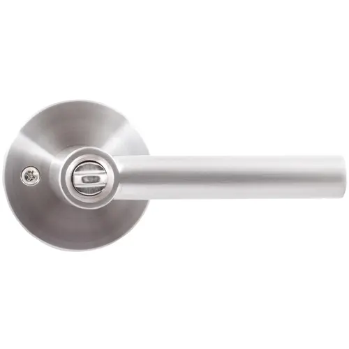 Zurich Door Lever with Round Rosette, Entry Latch, SC Keyway, Satin Nickel Zurich Door Lever with Round Rosette, Entry Latch, SC Keyway, Satin Nickel