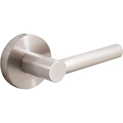 Zurich Door Lever with Round Rosette, Passage (Hall/Closet) Latch, Satin Nickel Zurich Door Lever with Round Rosette, Passage (Hall/Closet) Latch, Satin Nickel