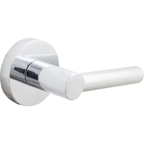Zurich Door Lever with Round Rosette, Passage (Hall/Closet) Latch, Polished Chrome Zurich Door Lever with Round Rosette, Passage (Hall/Closet) Latch, Polished Chrome